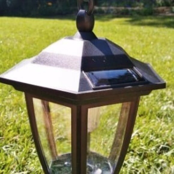 34 Inch Hanging Solar Lights Outdoor Waterproof Solar Garden Lights, 2 Pack - Picture 2 of 4